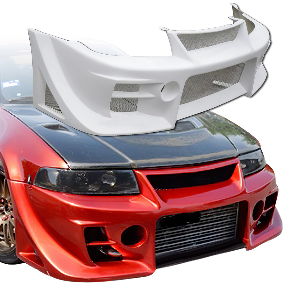 All kind of body kits for Mitsubishi Evolution 1998. Exterior/Front Bumpers or Lips 