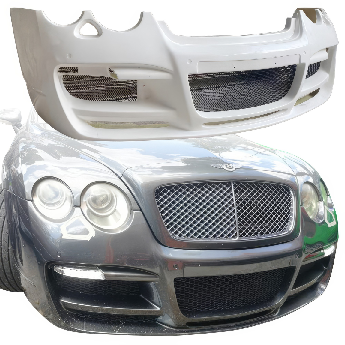 All kind of body kits for Bentley Continental 2003. Exterior/Front Bumpers or Lips 