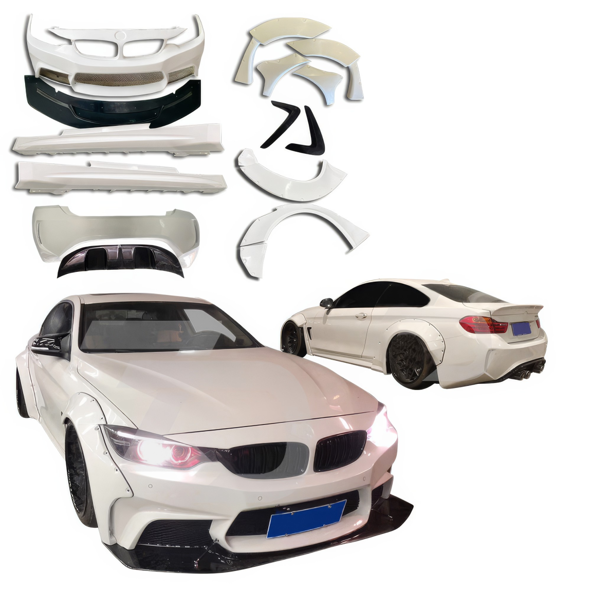 All kind of body kits for BMW 4-Series 2014. Exterior/Complete Body Kits 