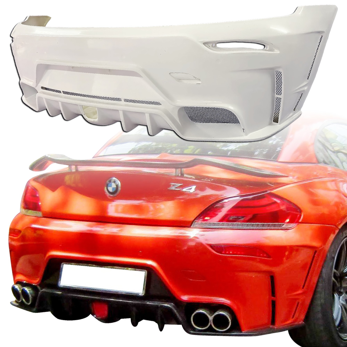 All kind of body kits for BMW Z4 2009. Exterior/Rear Bumpers or Lips 