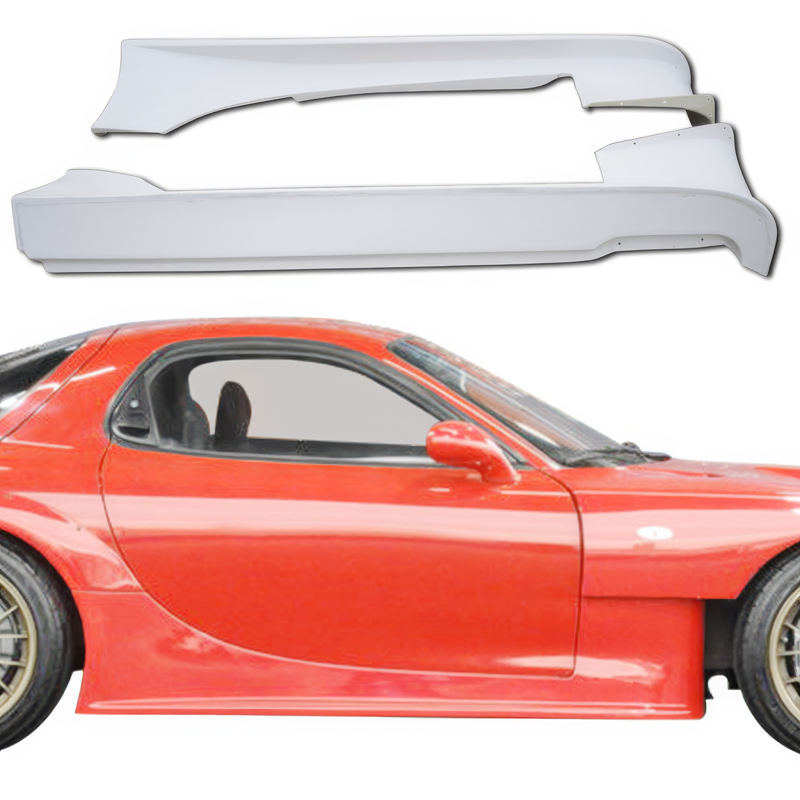 All kind of body kits for Mazda RX-7 1993. Exterior/Side Skirts 