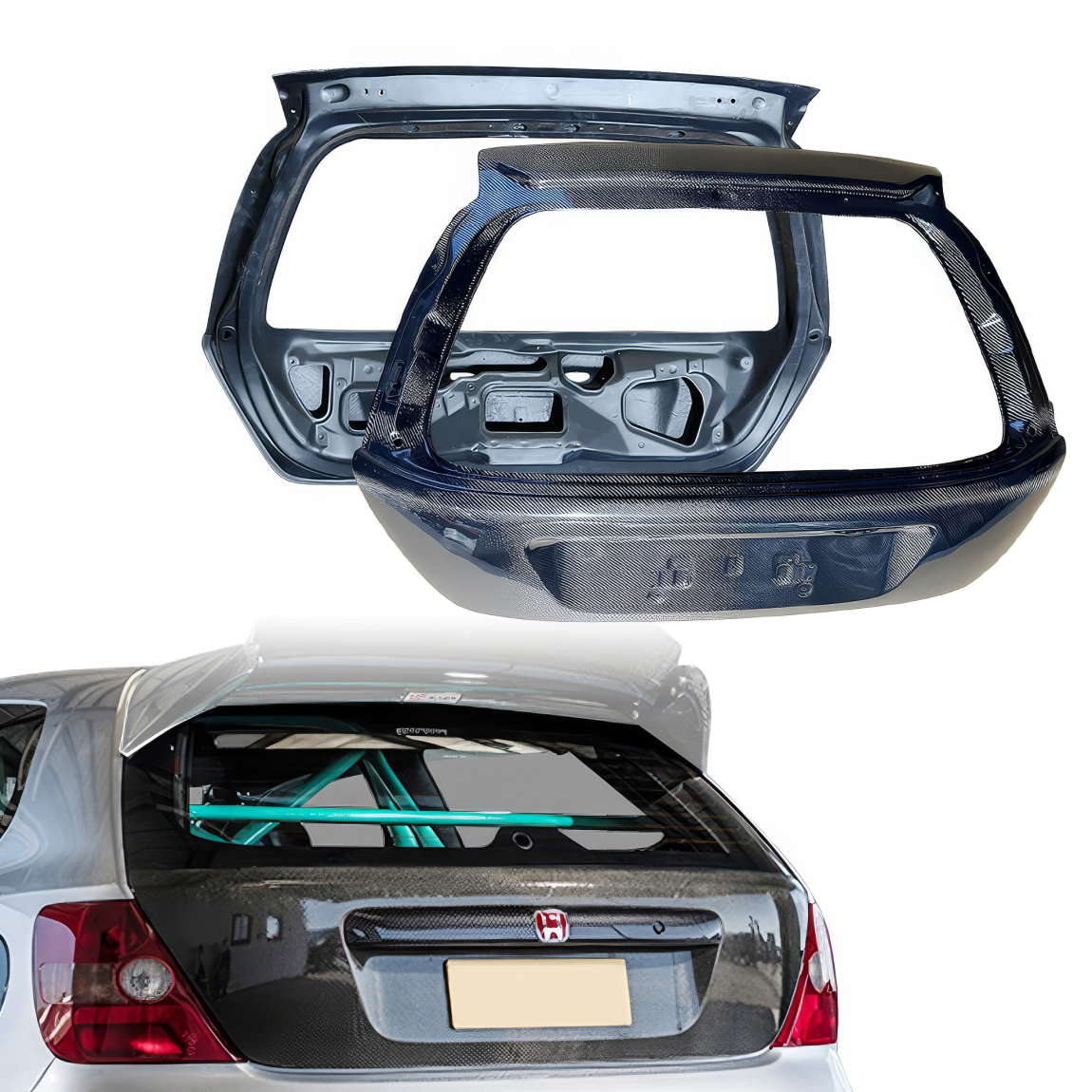 All kind of body kits for Honda Civic 2002. Exterior/Trunks 