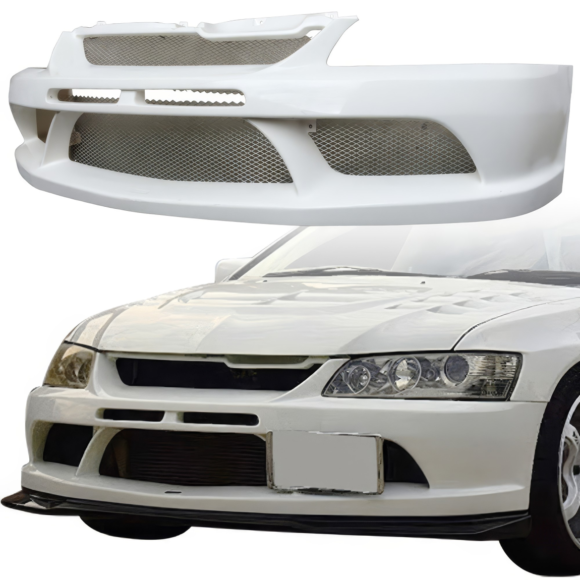 All kind of body kits for Mitsubishi Evolution 2003. Exterior/Front Bumpers or Lips 