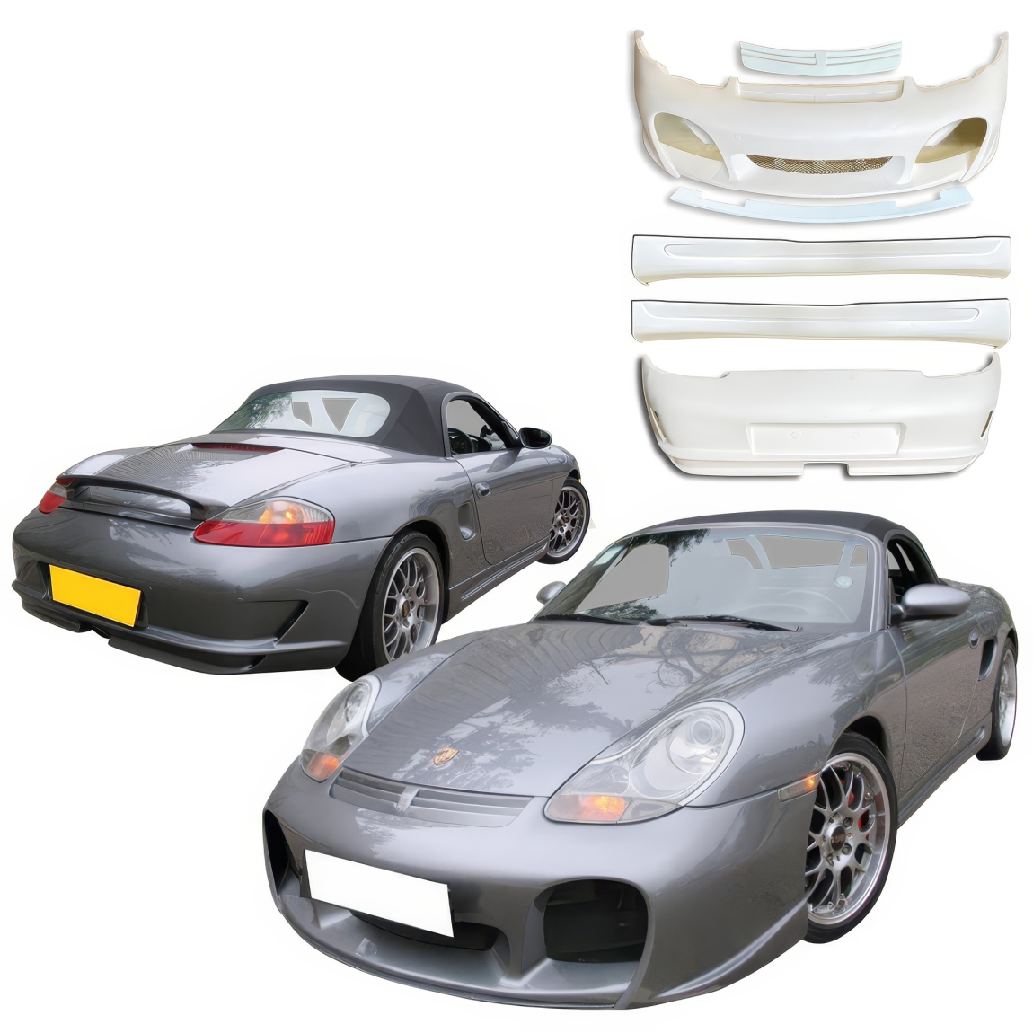 All kind of body kits for Porsche Boxster 1997. Exterior/Complete Body Kits 