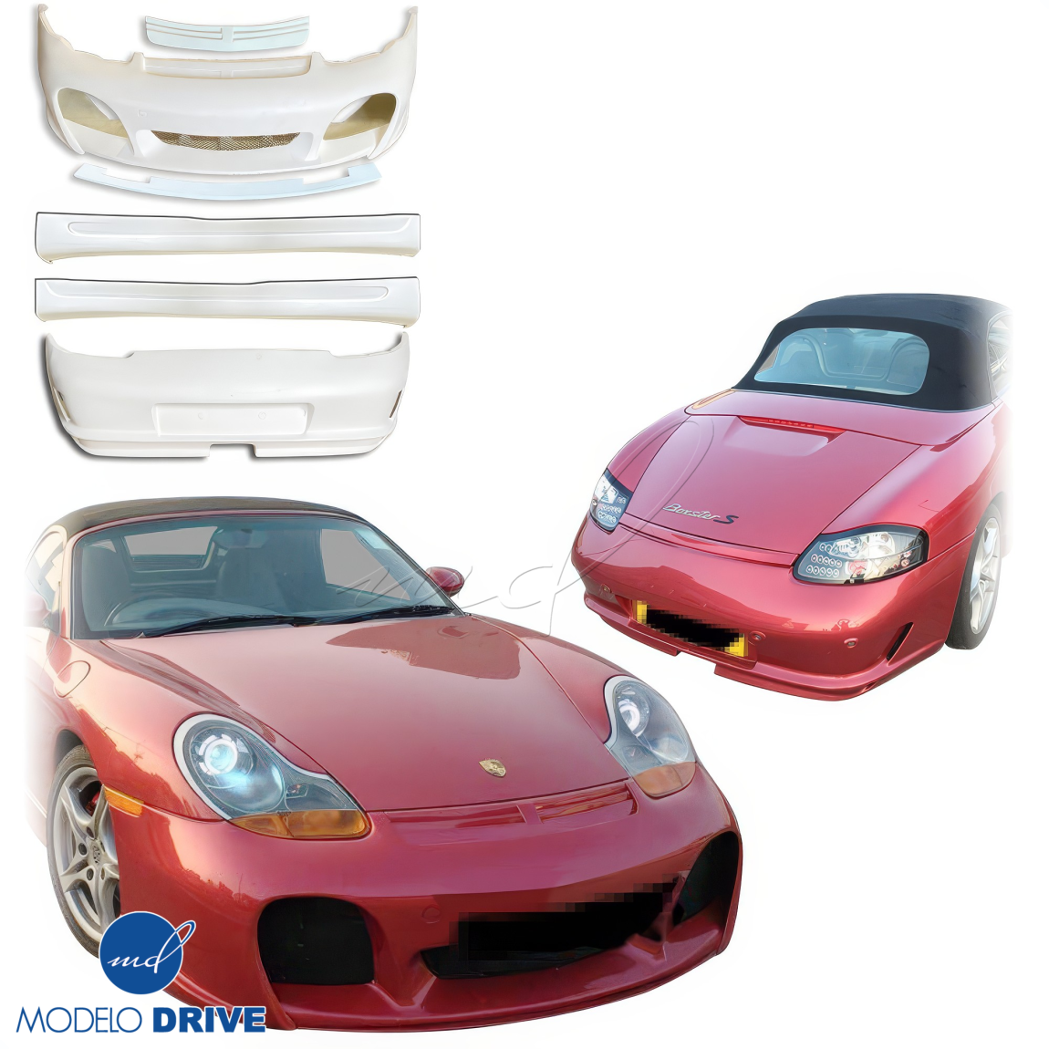 All kind of body kits for Porsche Boxster 1997. Exterior/Complete Body Kits 