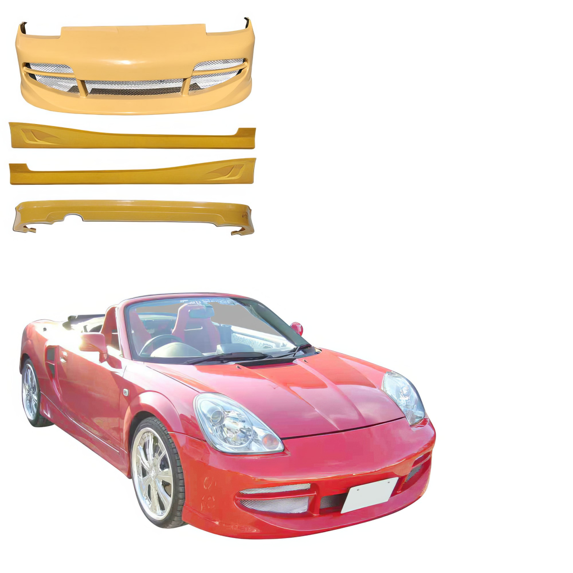 All kind of body kits for Toyota MR2 2000. Exterior/Complete Body Kits 