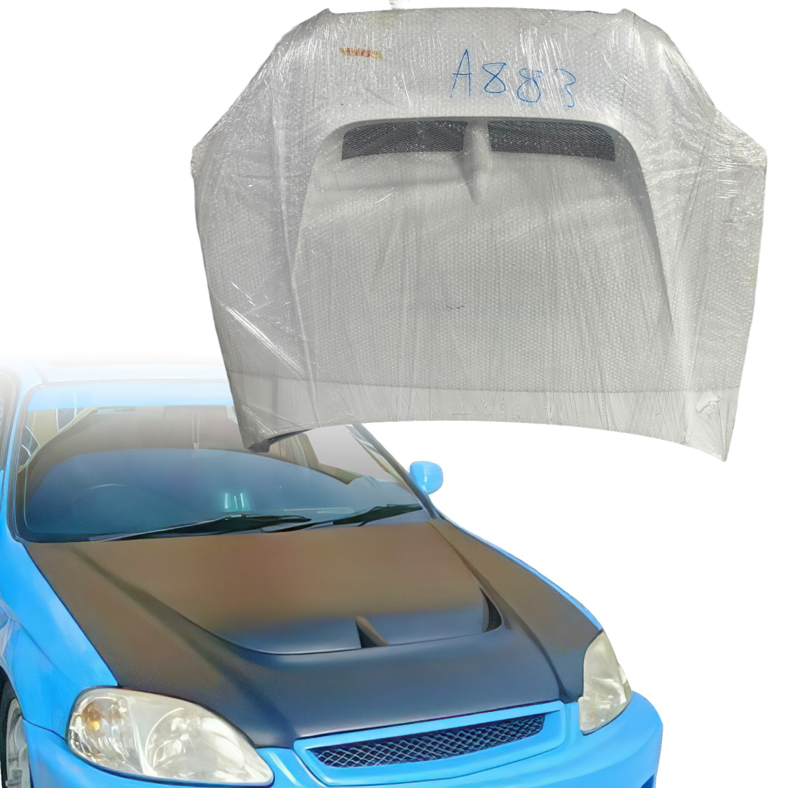 All kind of body kits for Honda Civic 1996. Exterior/Hoods 