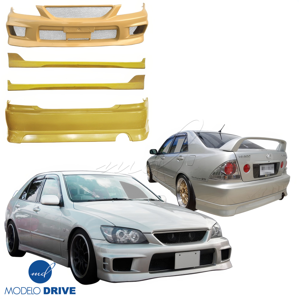 All kind of body kits for Lexus IS Series 2000. Exterior/Complete Body Kits 