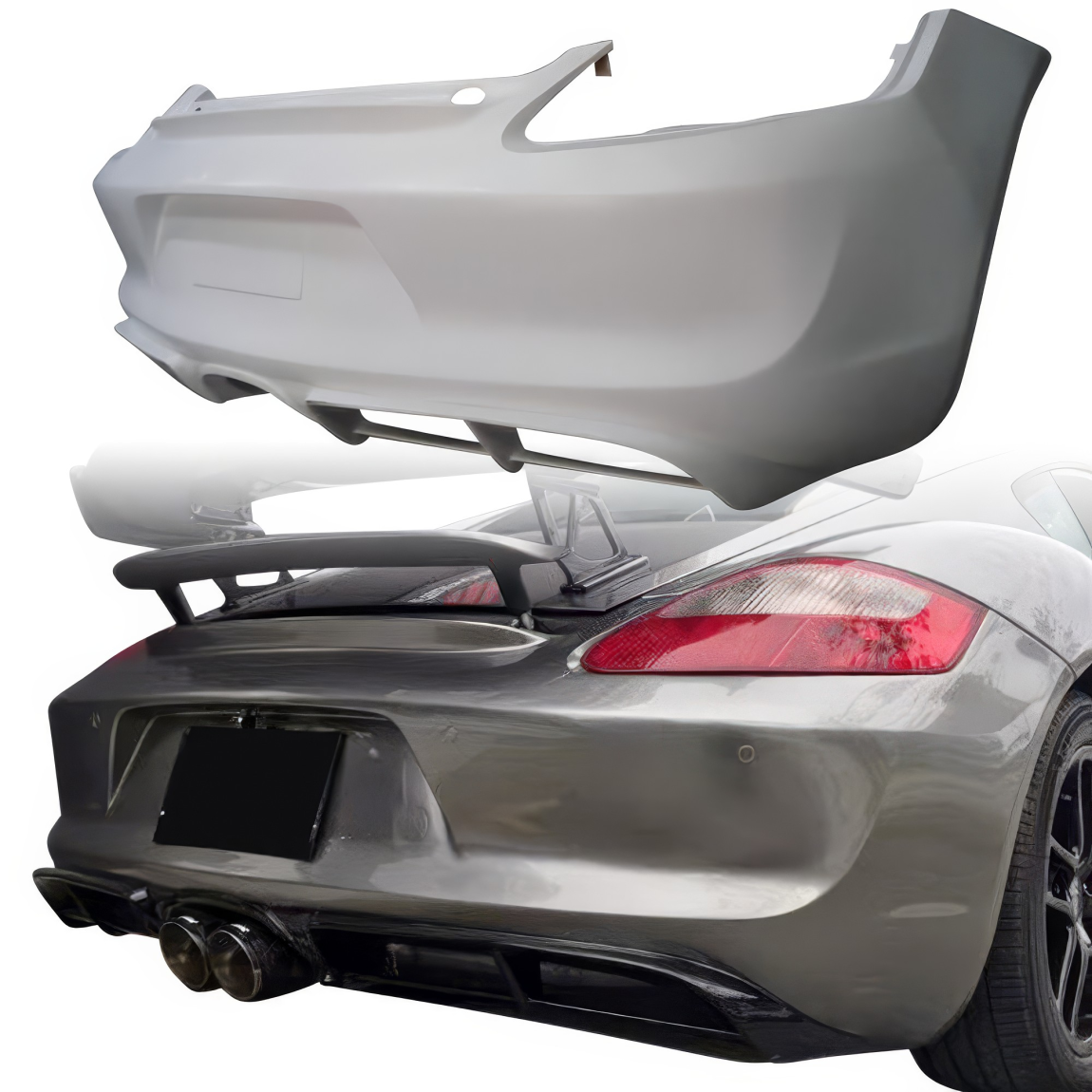 All kind of body kits for Porsche Cayman 2006. Exterior/Rear Bumpers or Lips 