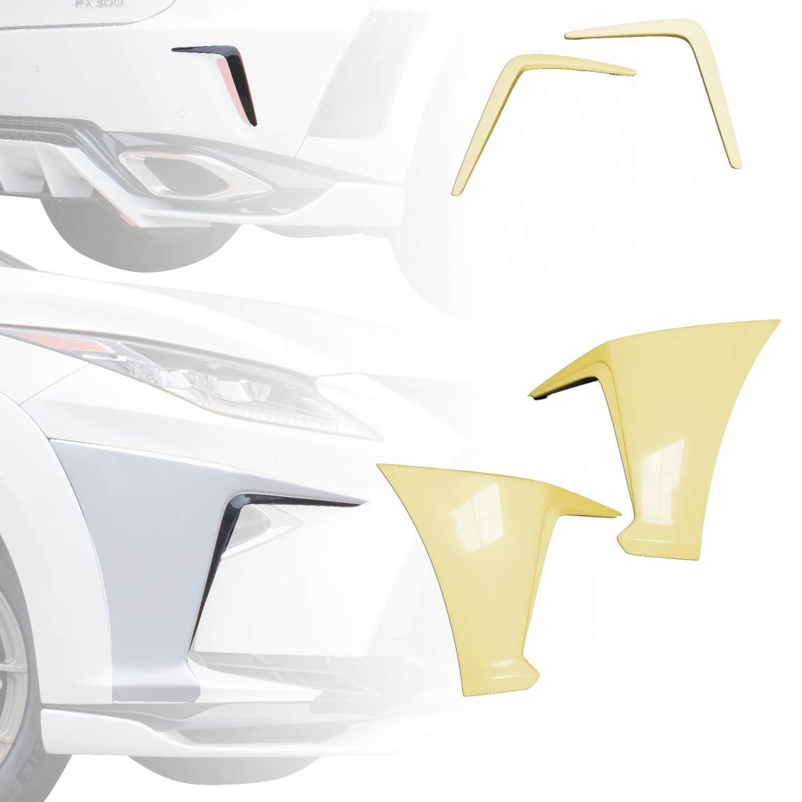 All kind of body kits for Lexus RX350 2016. Exterior/Wings 