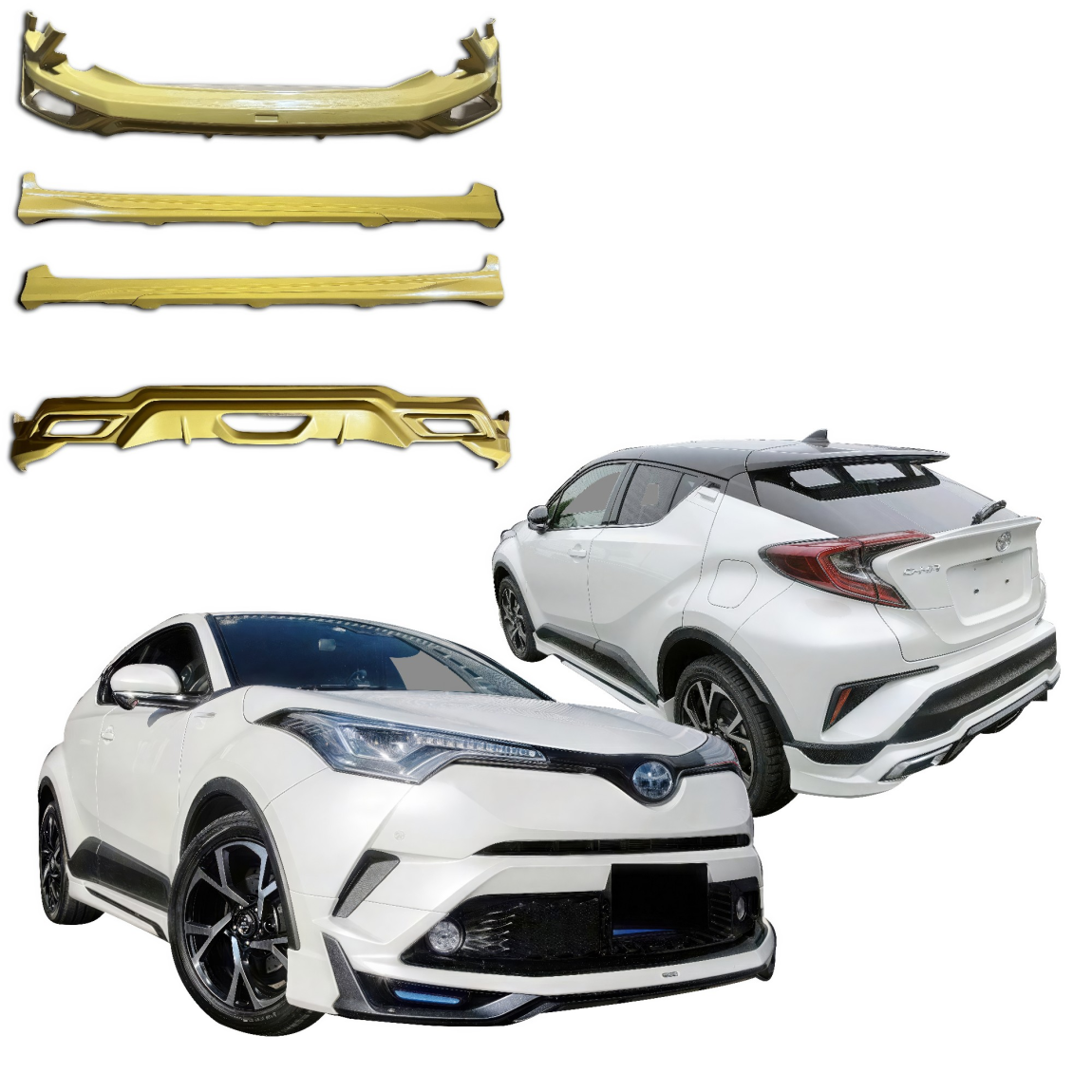 All kind of body kits for Toyota C-HR 2018. Exterior/Complete Body Kits 