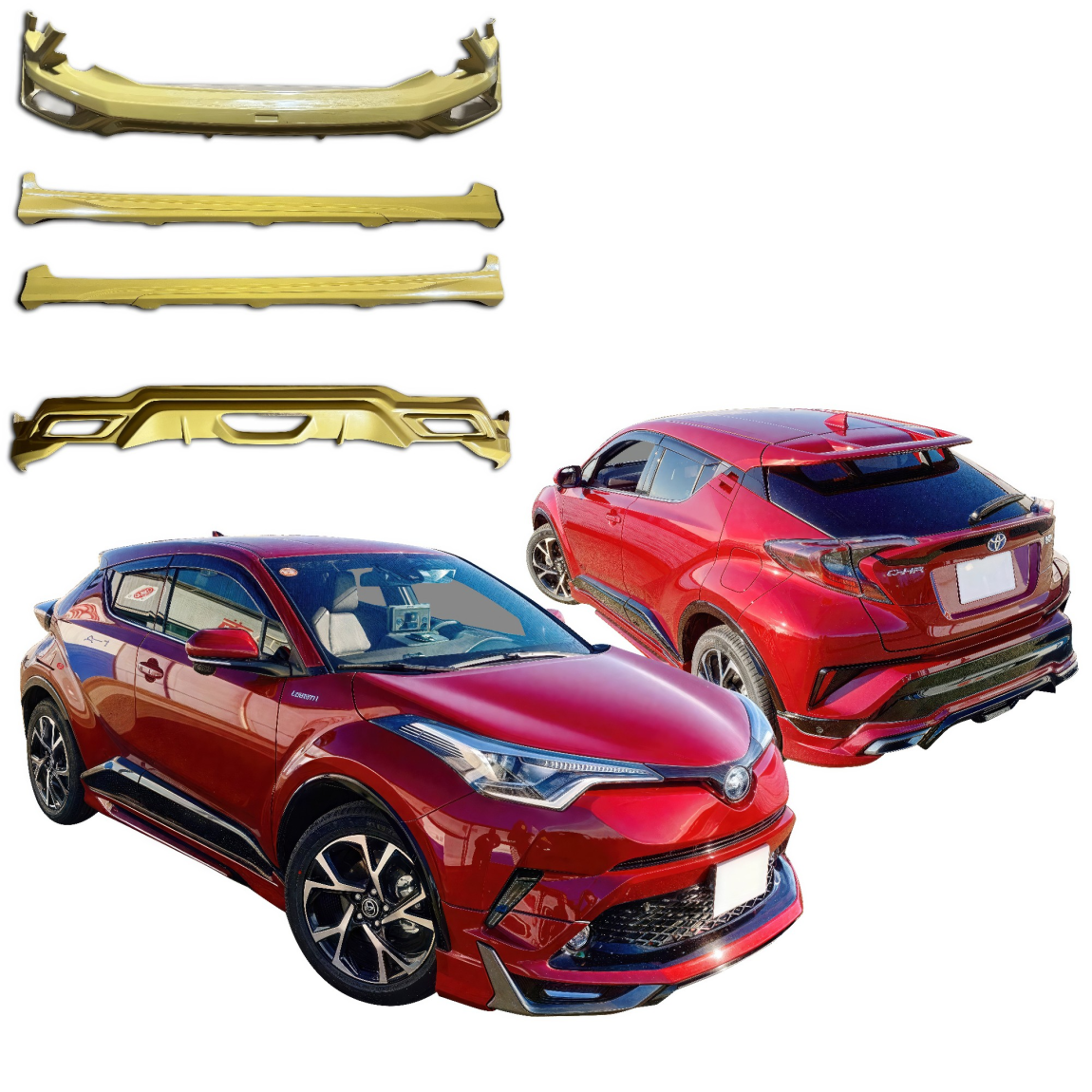 All kind of body kits for Toyota C-HR 2018. Exterior/Complete Body Kits 