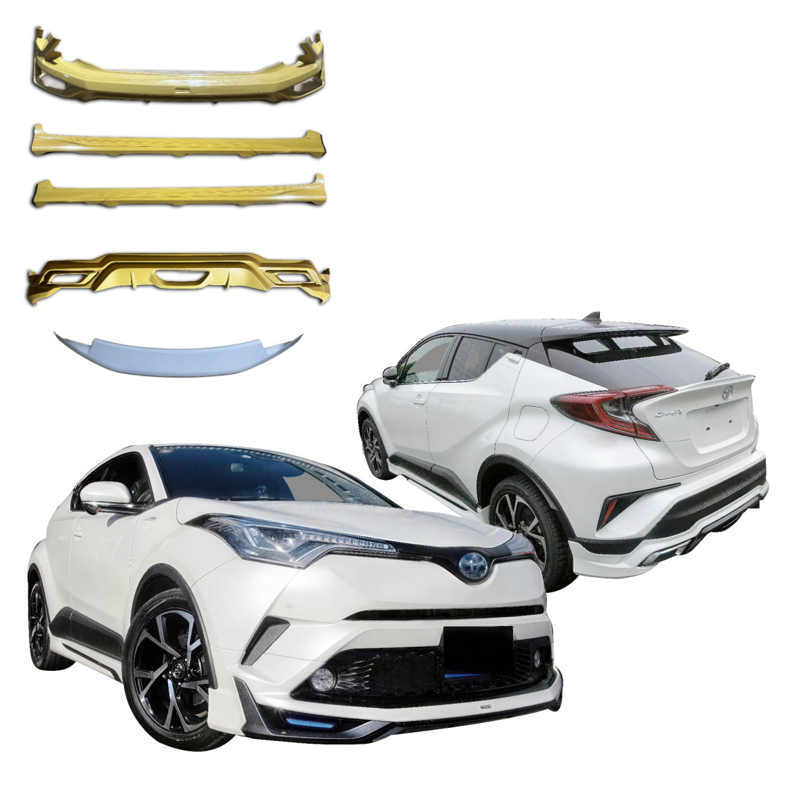 All kind of body kits for Toyota C-HR 2018. Exterior/Wings 