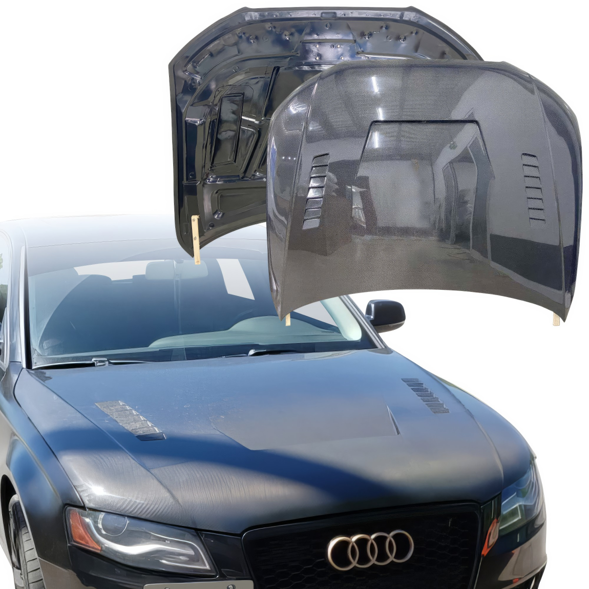 All kind of body kits for Audi A4 2009. Exterior/Hoods 