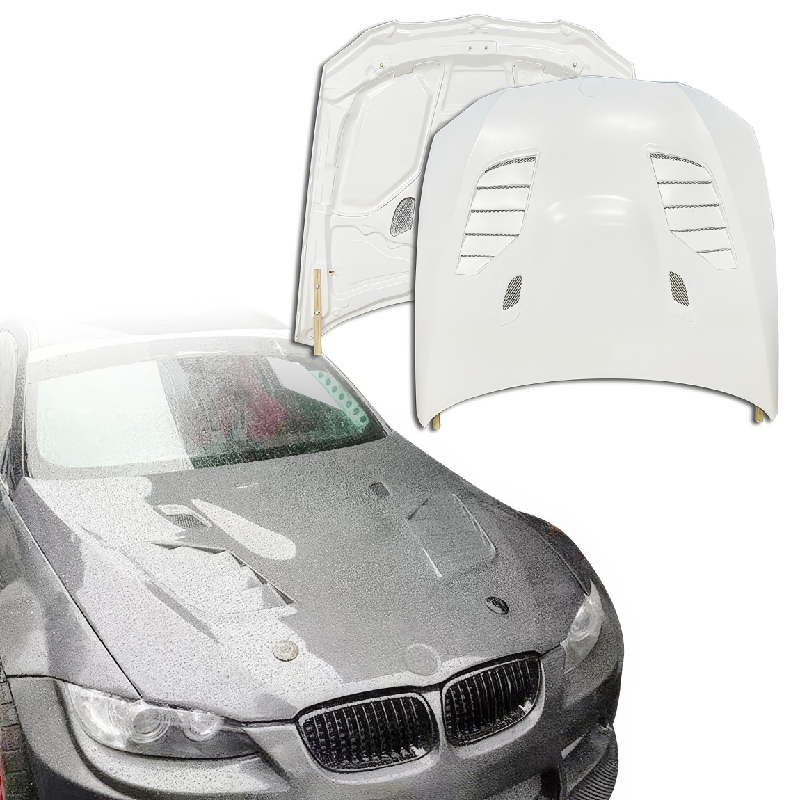 All kind of body kits for BMW M3 2008. Exterior/Hoods 