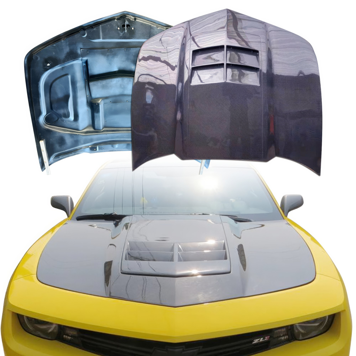 All kind of body kits for Chevrolet Camaro 2010. Exterior/Hoods 