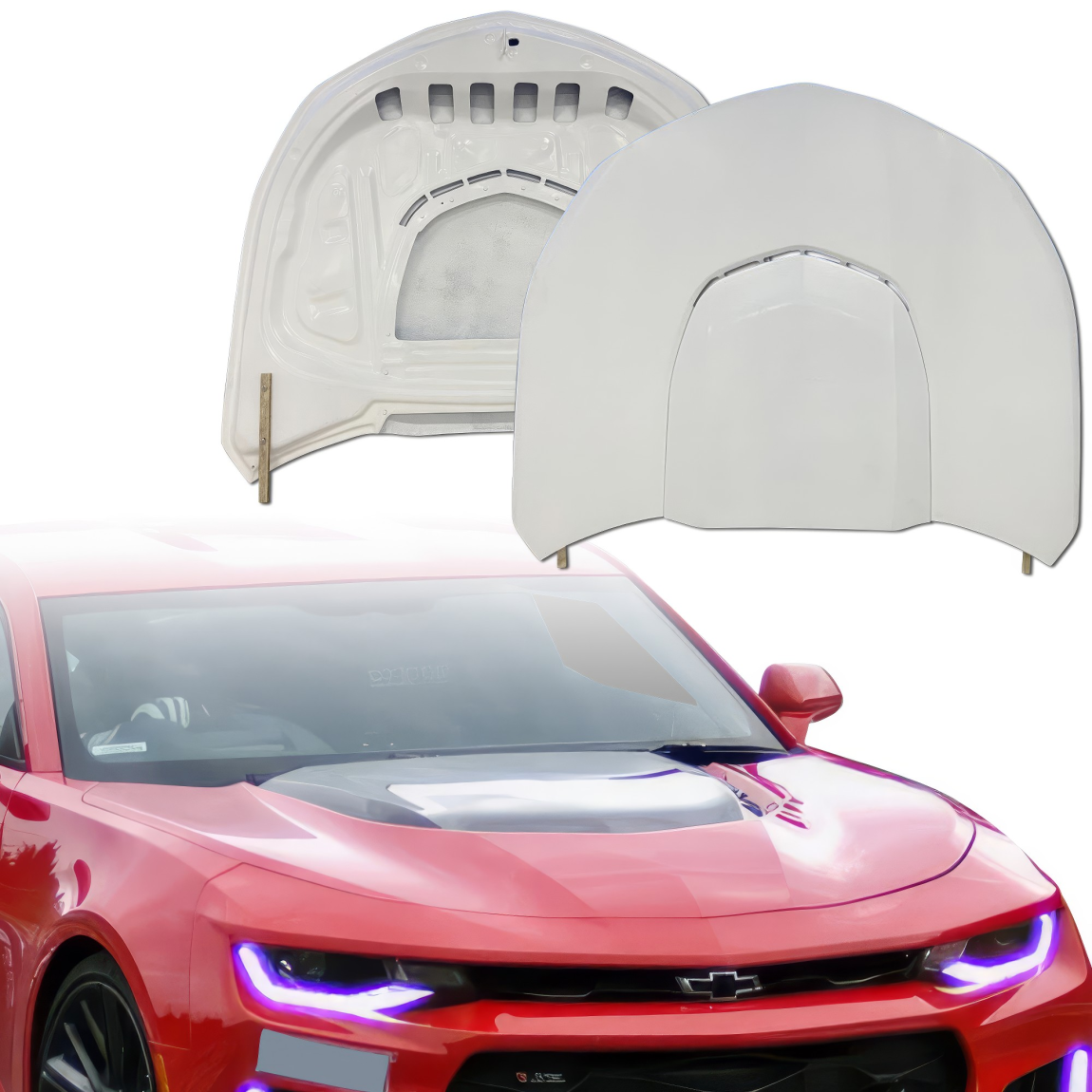 All kind of body kits for Chevrolet Camaro 2016. Exterior/Hoods 