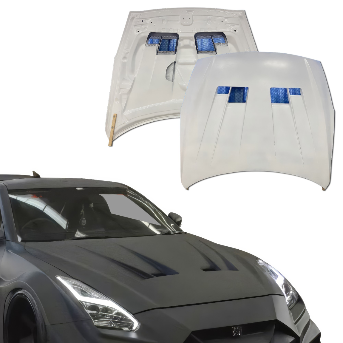 All kind of body kits for Nissan GT-R 2009. Exterior/Hoods 