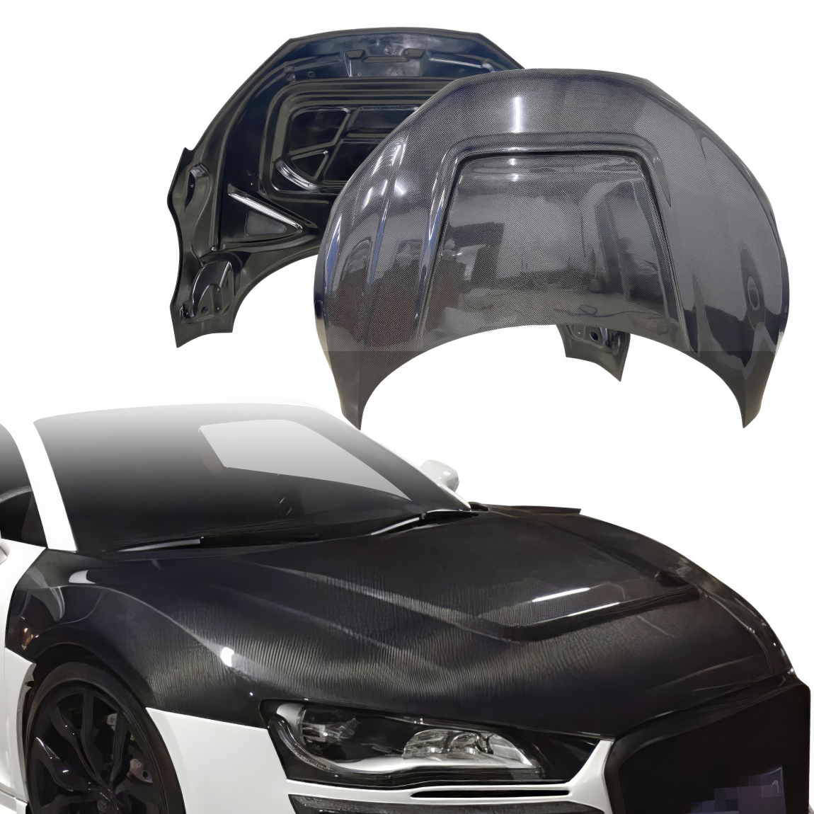 All kind of body kits for Audi R8 2008. Exterior/Hoods 