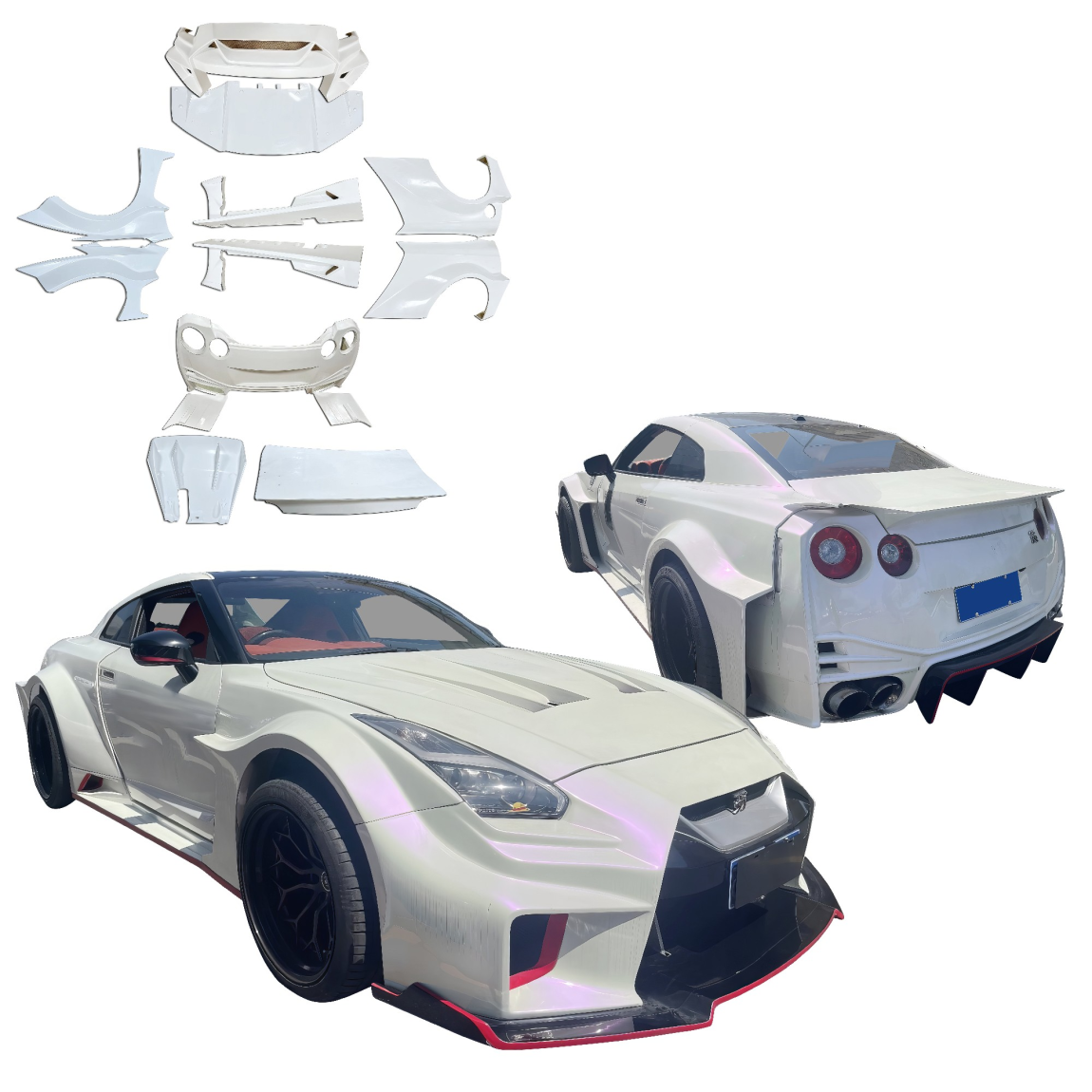 All kind of body kits for Nissan GT-R 2009. Exterior/Complete Body Kits 