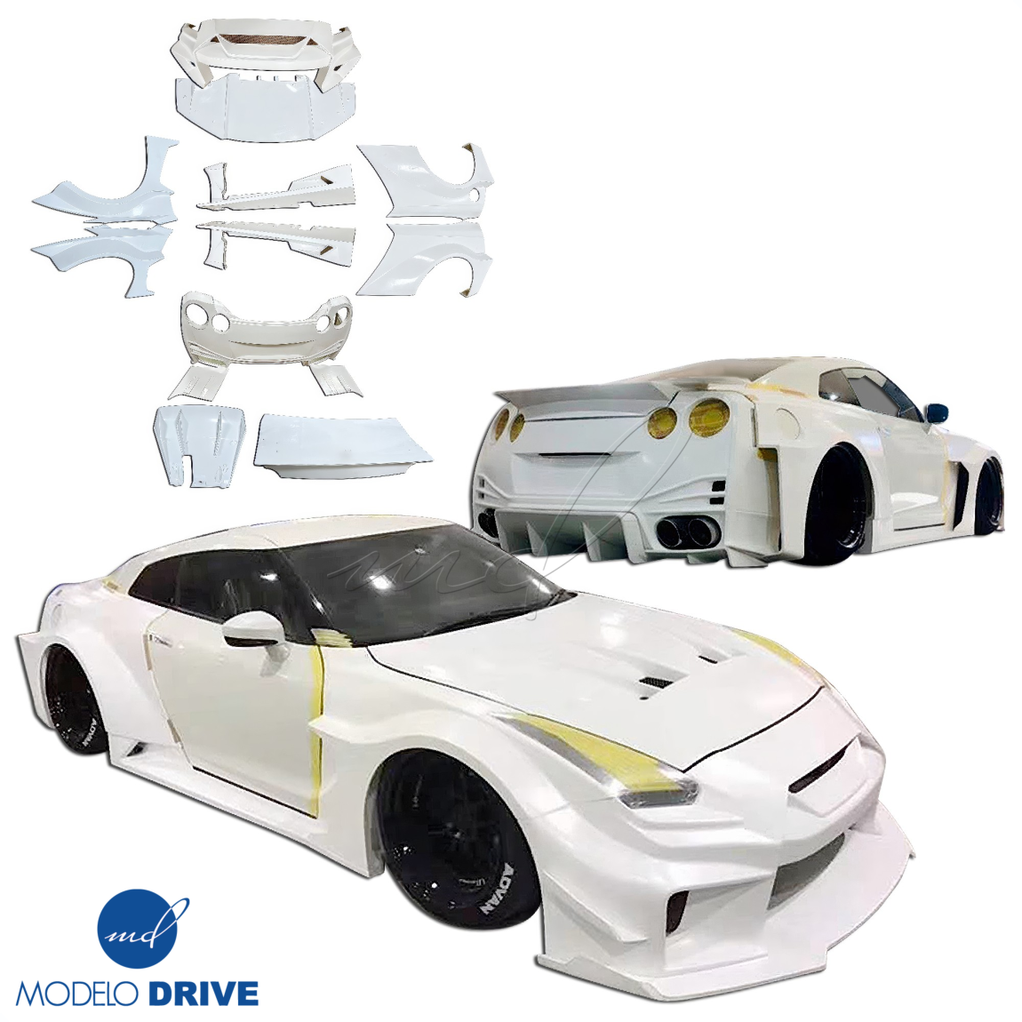 All kind of body kits for Nissan GT-R 2009. Exterior/Complete Body Kits 