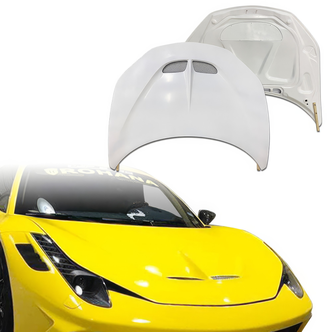 All kind of body kits for Ferrari 458 2010. Exterior/Hoods 