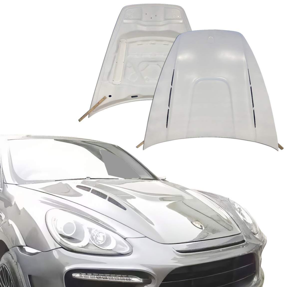 All kind of body kits for Porsche Cayenne 2011. Exterior/Hoods 