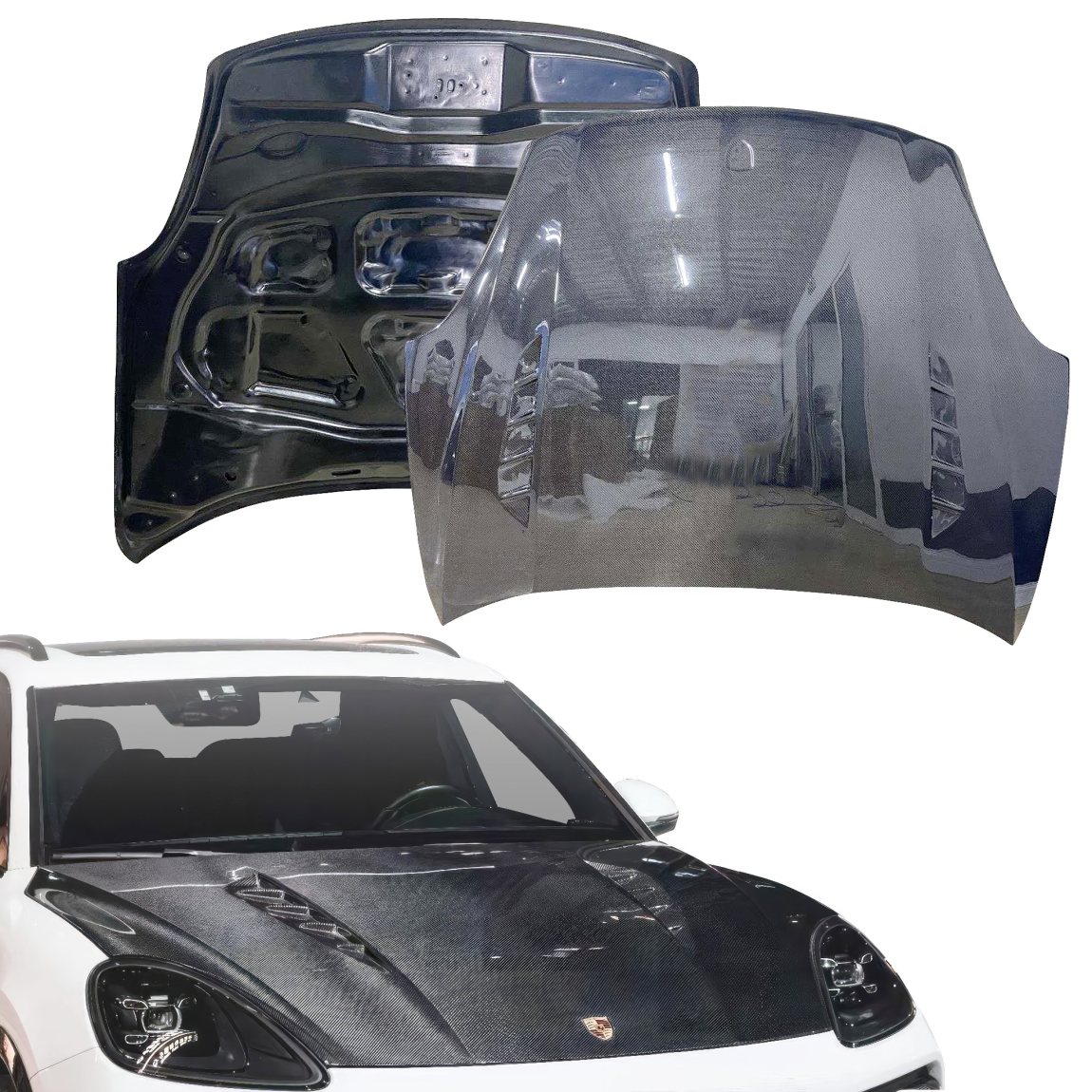 All kind of body kits for Porsche Cayenne 2015. Exterior/Hoods 