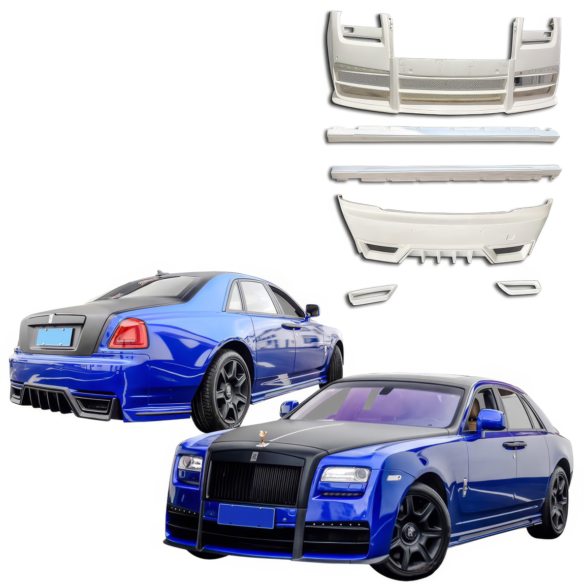 All kind of body kits for Rolls-Royce Ghost 2010. Exterior/Complete Body Kits 