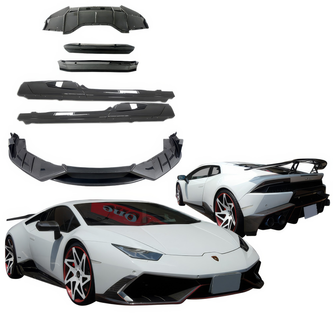 All kind of body kits for Lamborghini Huracan 2014. Exterior/Complete Body Kits 