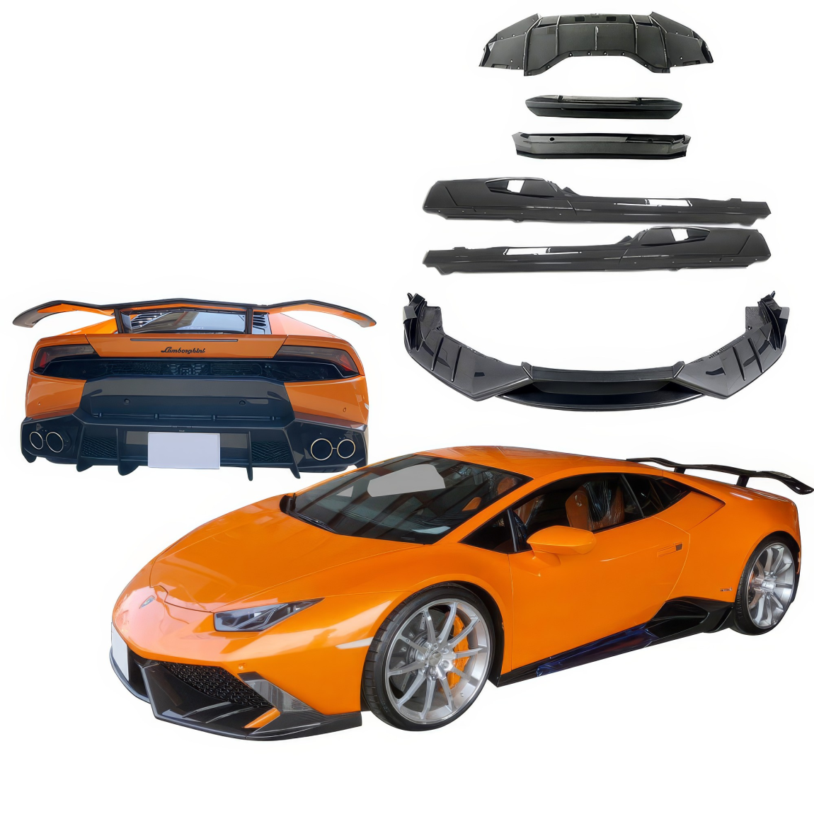 All kind of body kits for Lamborghini Huracan 2014. Exterior/Complete Body Kits 