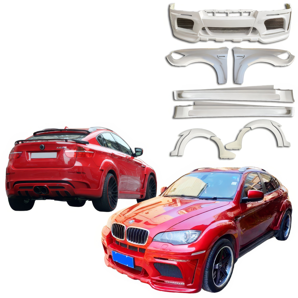 All kind of body kits for BMW X6 2008. Exterior/Complete Body Kits 