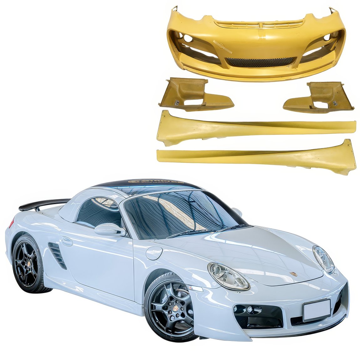 All kind of body kits for Porsche Boxster 2005. Exterior/Complete Body Kits 