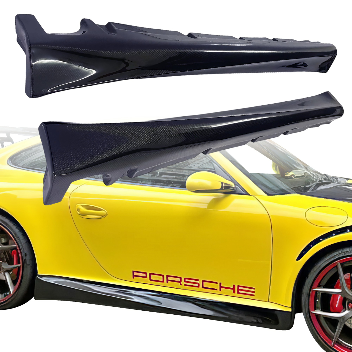 All kind of body kits for Porsche 911 2005. Exterior/Side Skirts 