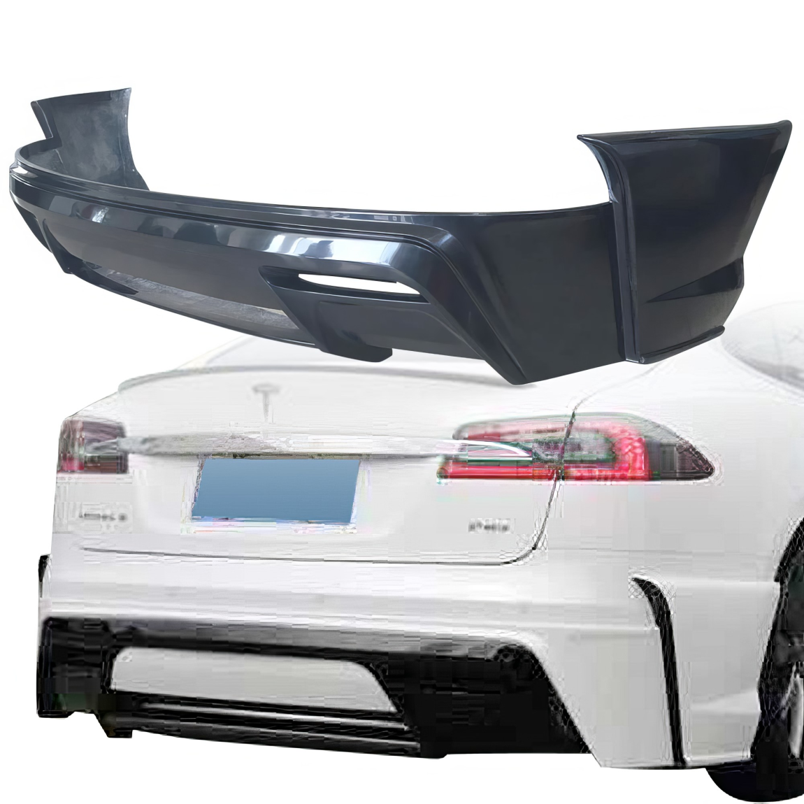 All kind of body kits for Tesla S 2012. Exterior/Rear Bumpers or Lips 