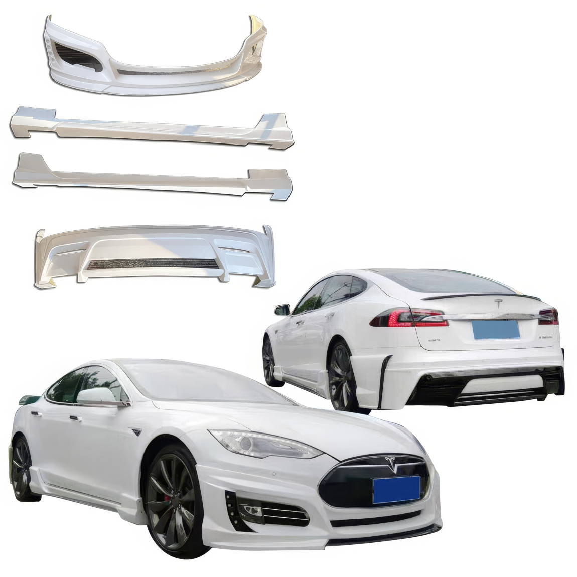 All kind of body kits for Tesla S 2012. Exterior/Complete Body Kits 