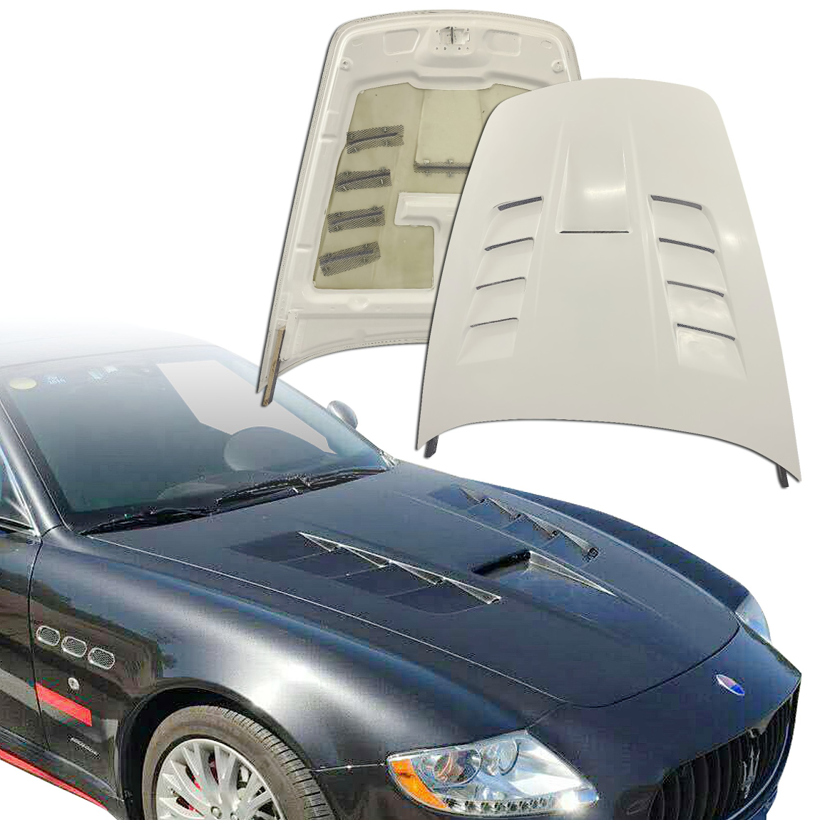 All kind of body kits for Maserati Quattroporte 2005. Exterior/Hoods 