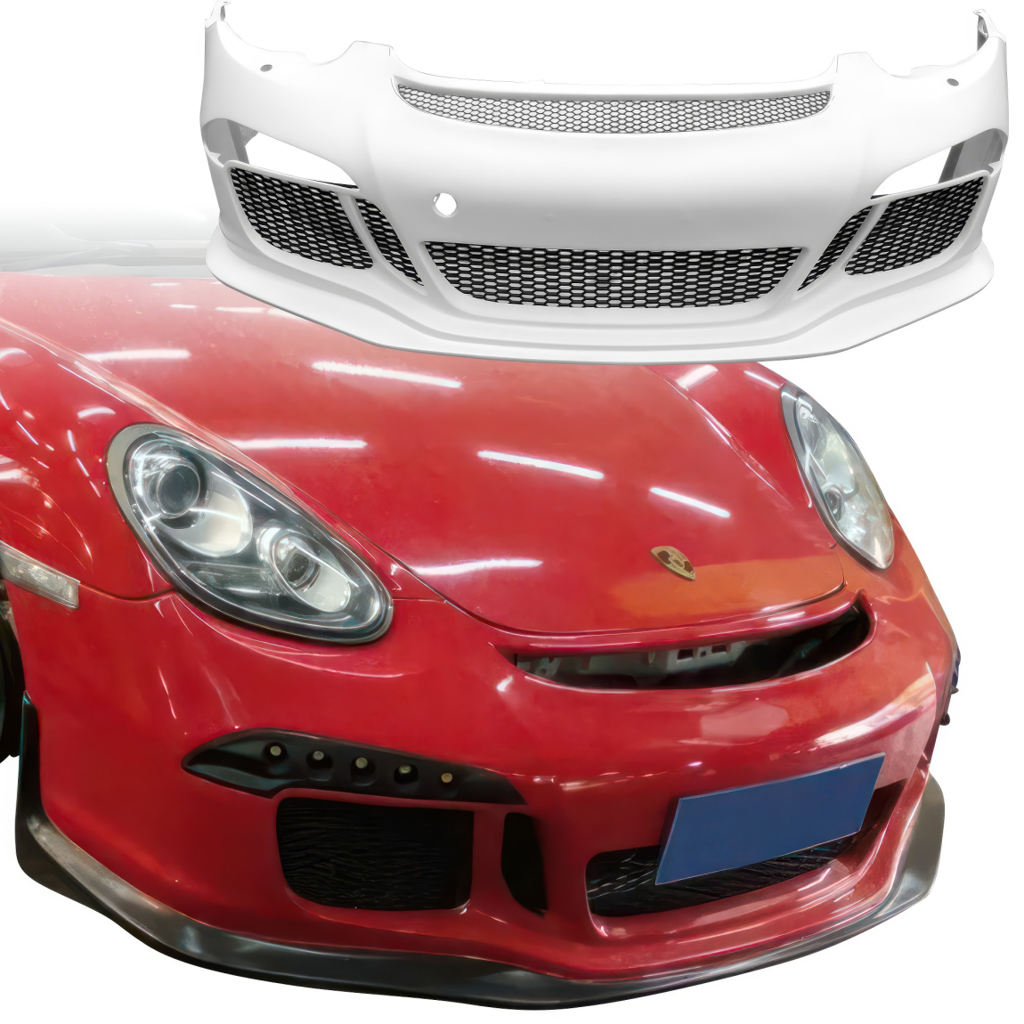 All kind of body kits for Porsche Cayman 2009. Exterior/Front Bumpers or Lips 