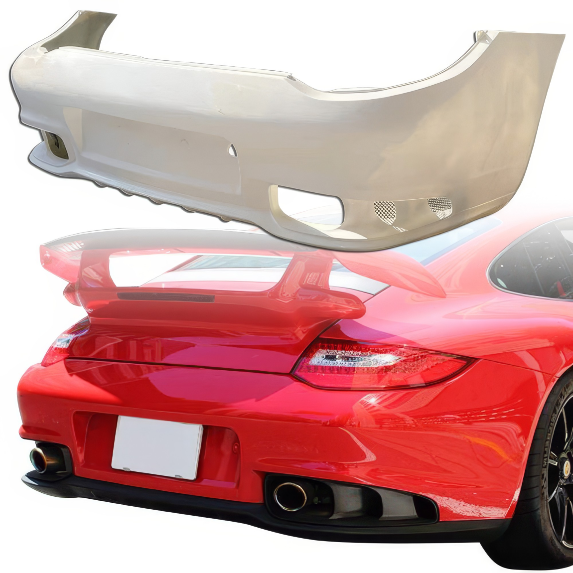 All kind of body kits for Porsche 911 2010. Exterior/Rear Bumpers or Lips 