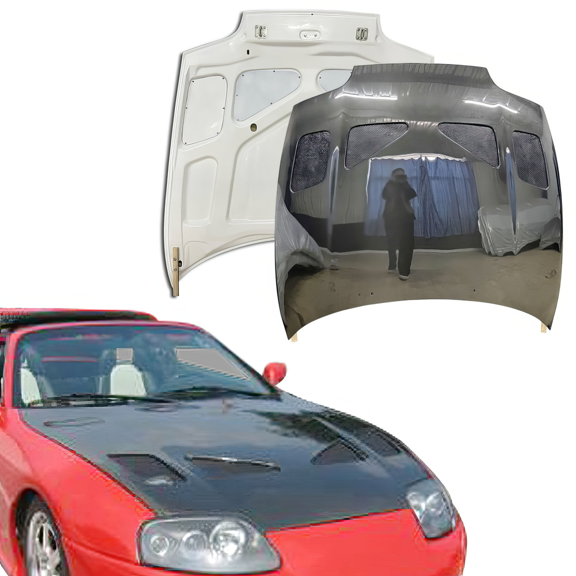 All kind of body kits for Toyota Supra 1993. Exterior/Hoods 