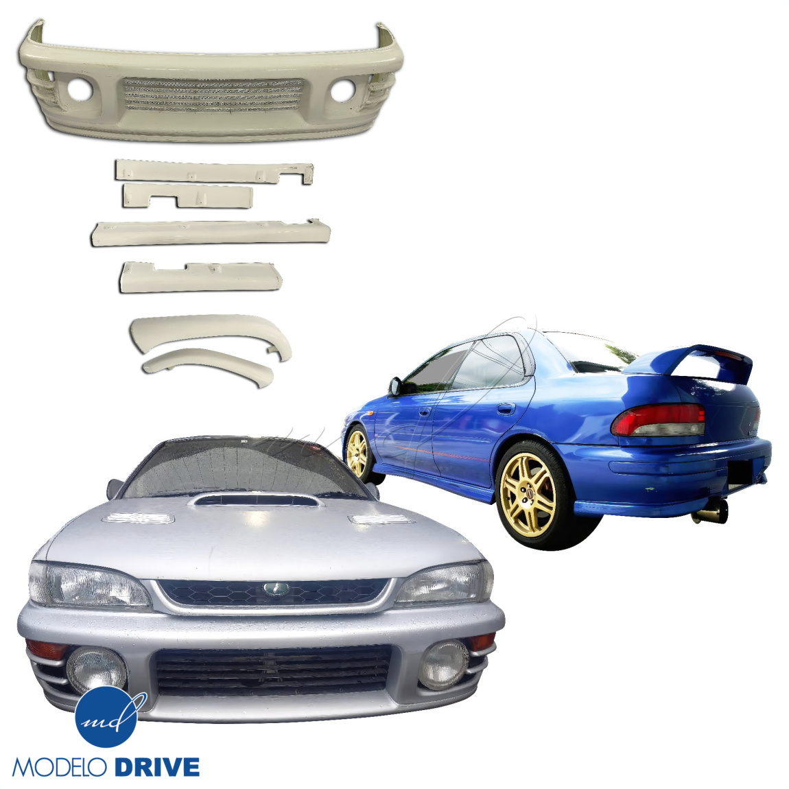 All kind of body kits for Subaru Impreza 1993. Exterior/Complete Body Kits 
