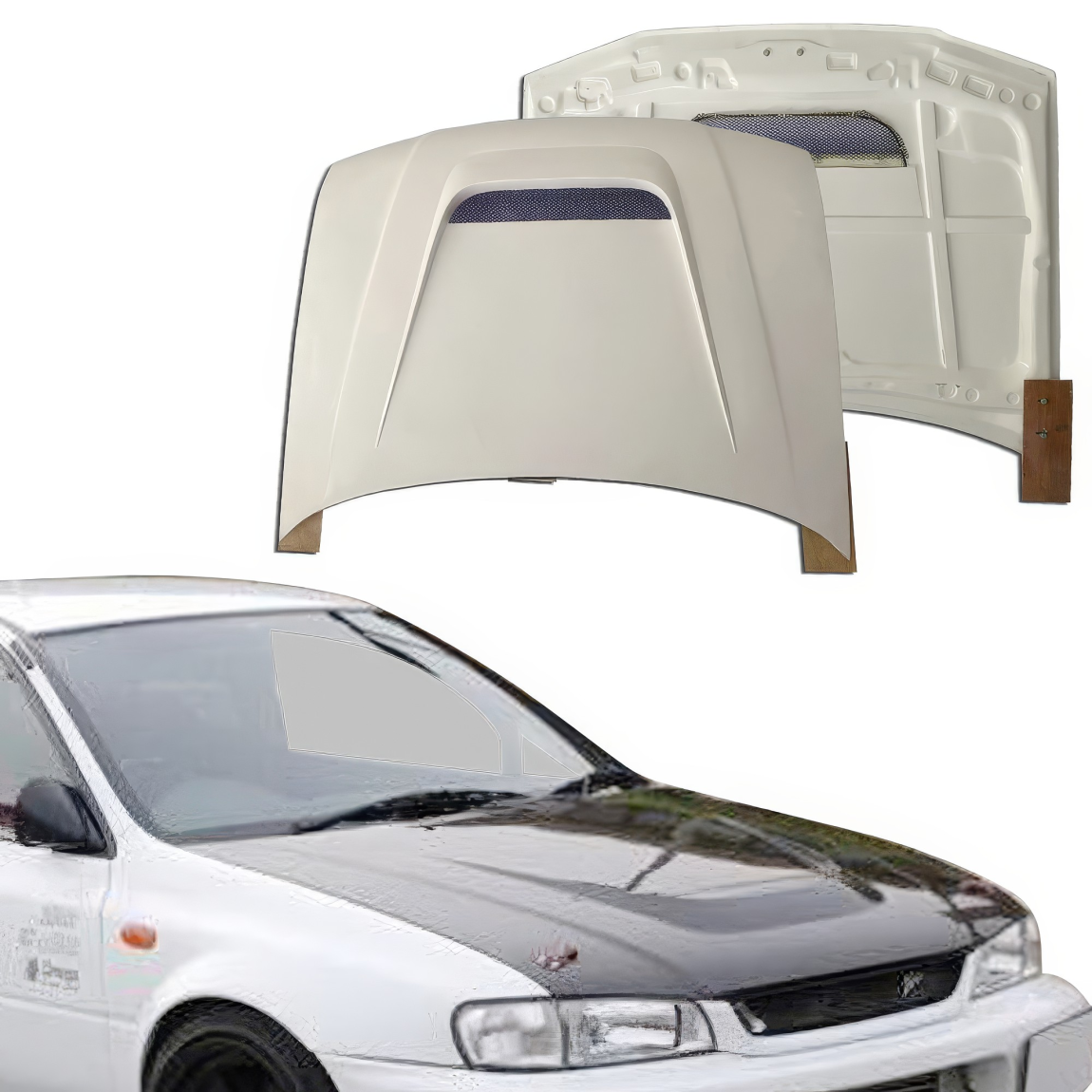 All kind of body kits for Subaru Impreza 1993. Exterior/Hoods 