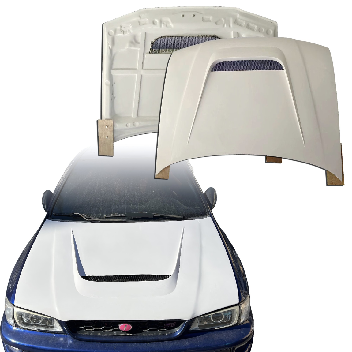 All kind of body kits for Subaru Impreza 1993. Exterior/Hoods 