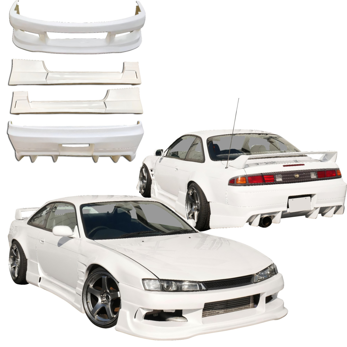 All kind of body kits for Nissan 240SX 1997. Exterior/Complete Body Kits 