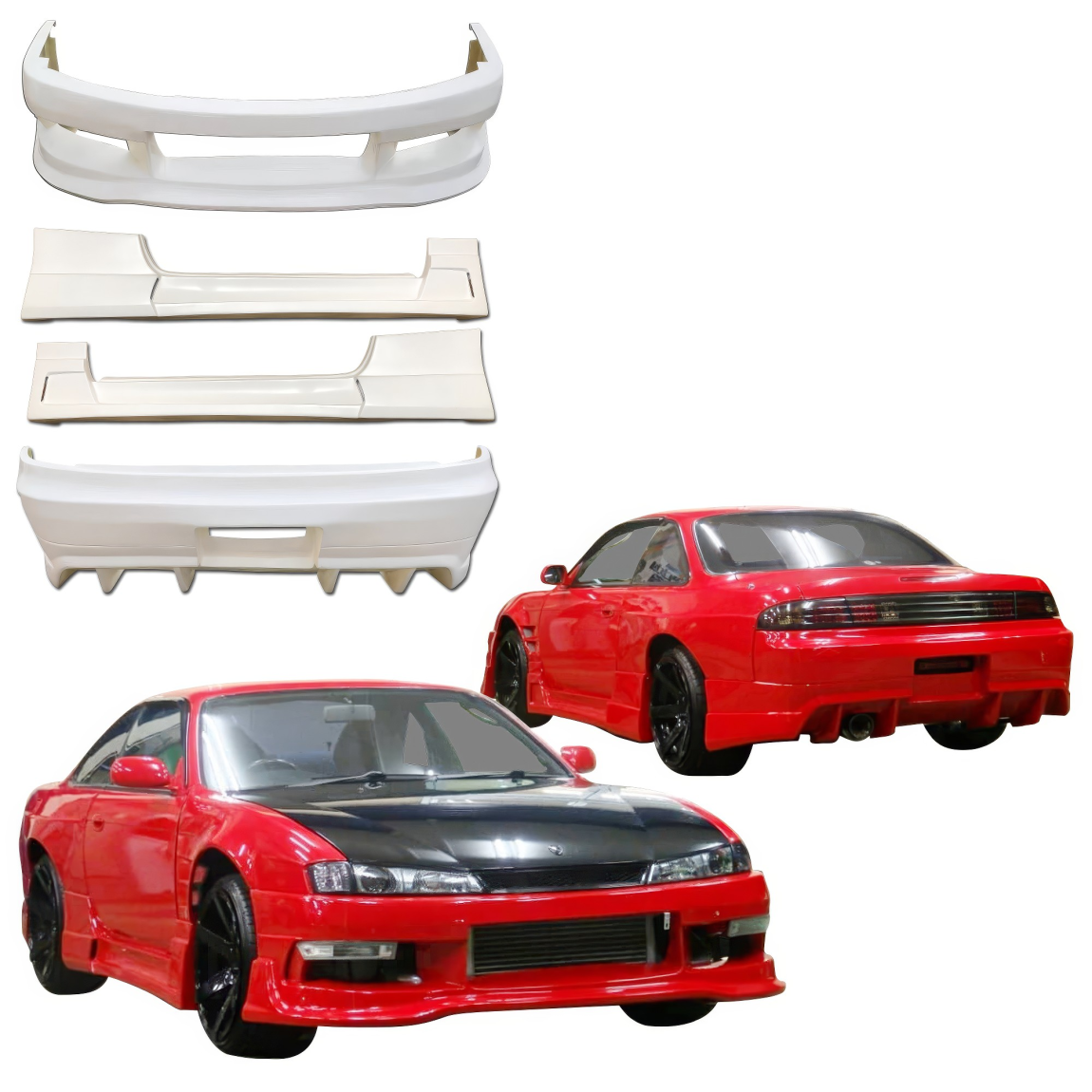 All kind of body kits for Nissan 240SX 1997. Exterior/Complete Body Kits 