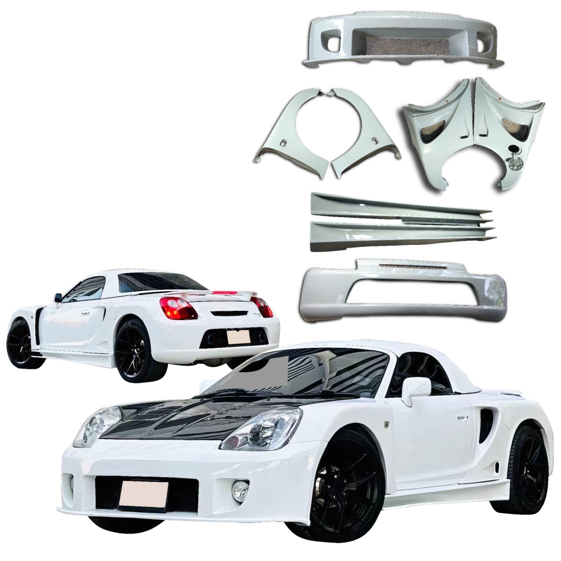 All kind of body kits for Toyota MR2 2000. Exterior/Complete Body Kits 