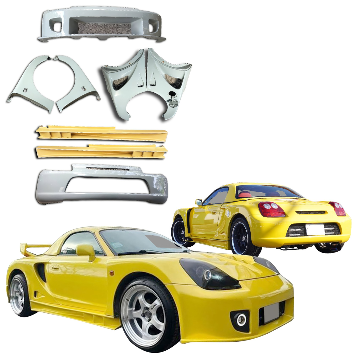 All kind of body kits for Toyota MR2 2000. Exterior/Complete Body Kits 