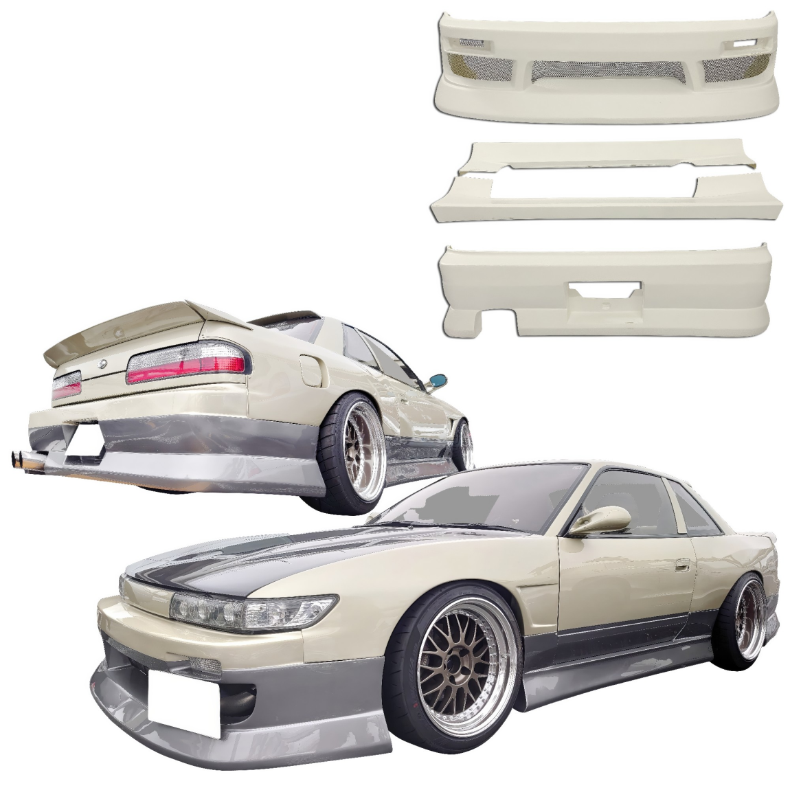 All kind of body kits for Nissan Silvia 1989. Exterior/Complete Body Kits 