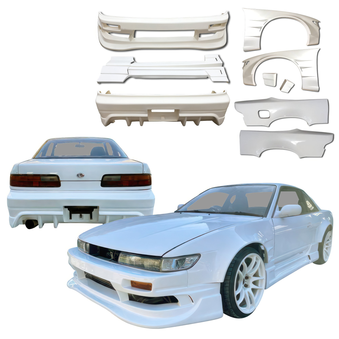 All kind of body kits for Nissan Silvia 1989. Exterior/Complete Body Kits 