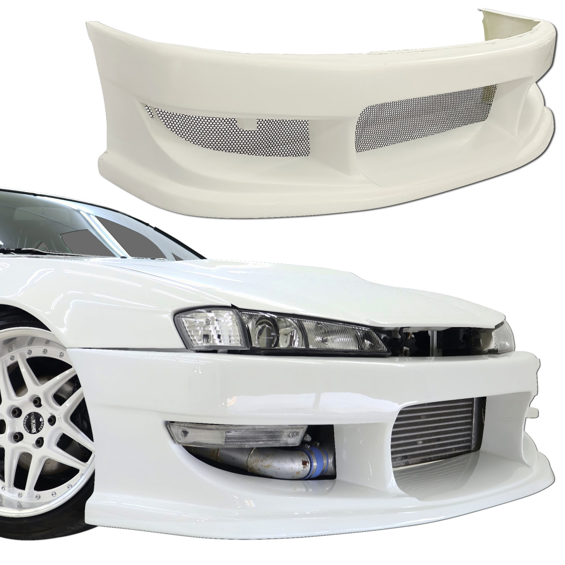 All kind of body kits for Nissan 240SX 1997. Exterior/Front Bumpers or Lips 